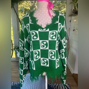 Just Polly Novelty Junior Plus Sweater New with Tag 3X